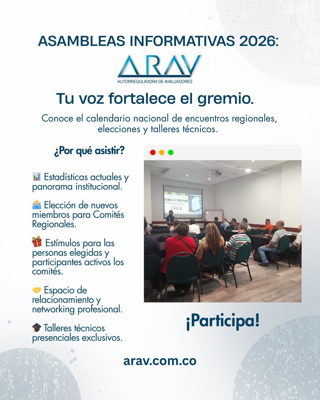 1ASAMBLEAS INFORMATIVAS ARAV