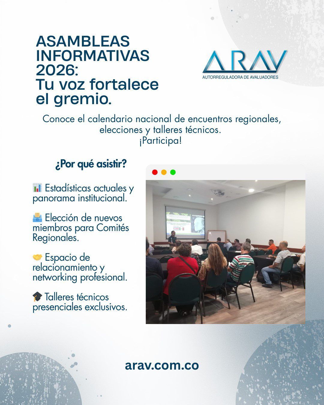 1ASAMBLEAS INFORMATIVAS ARAV