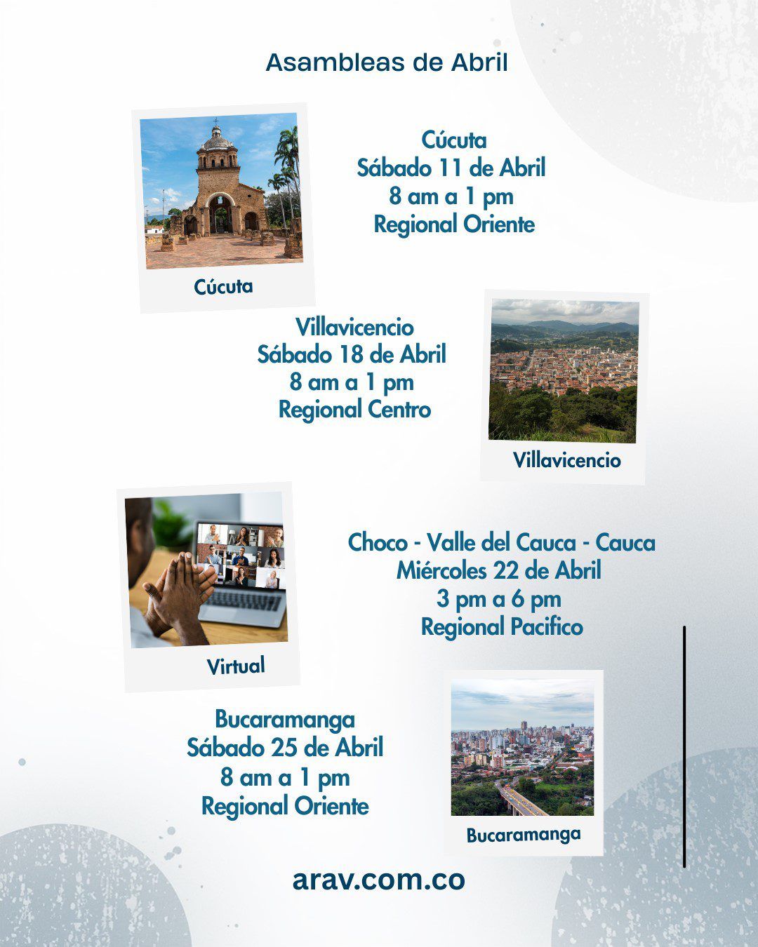 4ASAMBLEAS INFORMATIVAS ARAV