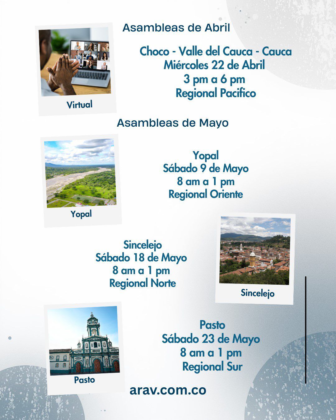 4ASAMBLEAS INFORMATIVAS ARAV